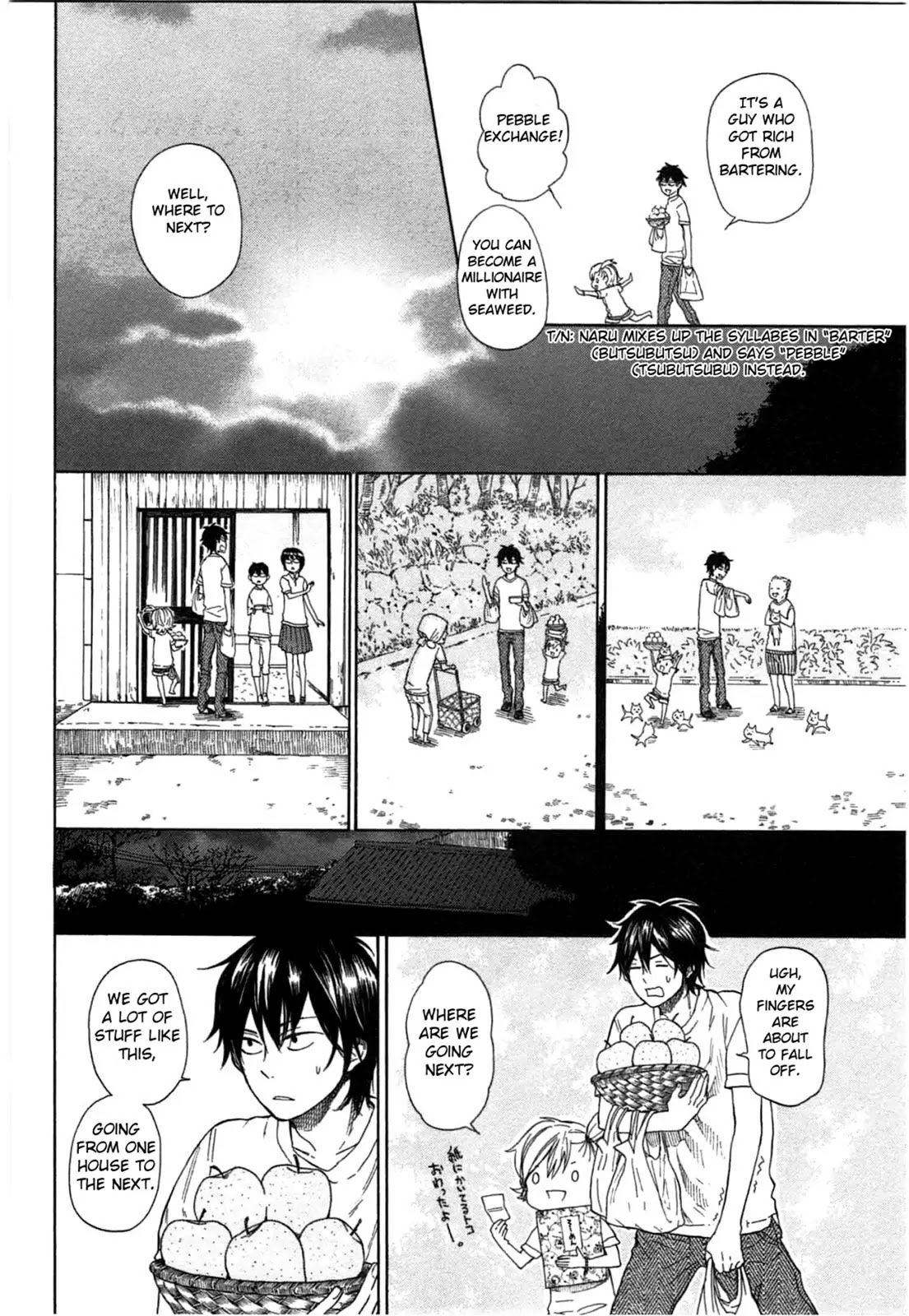 Barakamon Chapter 34 page 12 - Chapter 34: Motte Mawa/Going Around with Seaweed