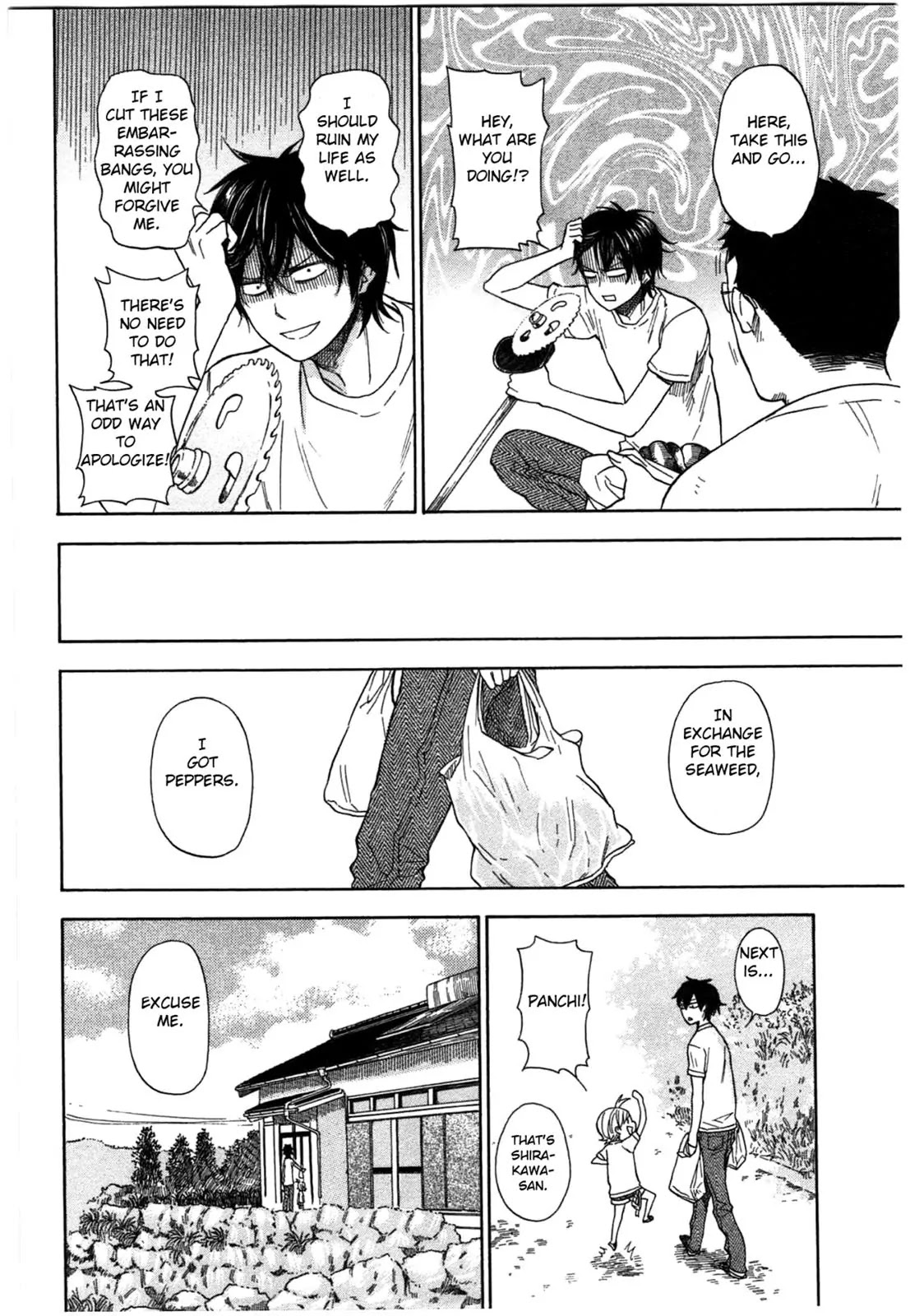 Barakamon Chapter 34 page 8 - Chapter 34: Motte Mawa/Going Around with Seaweed