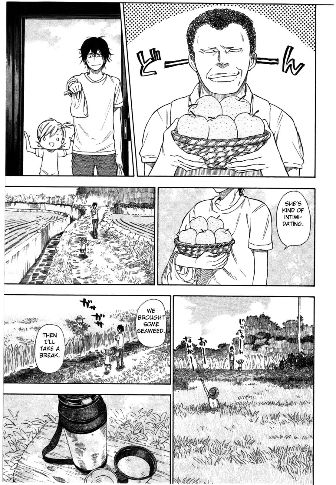 Barakamon Chapter 34 page 9 - Chapter 34: Motte Mawa/Going Around with Seaweed