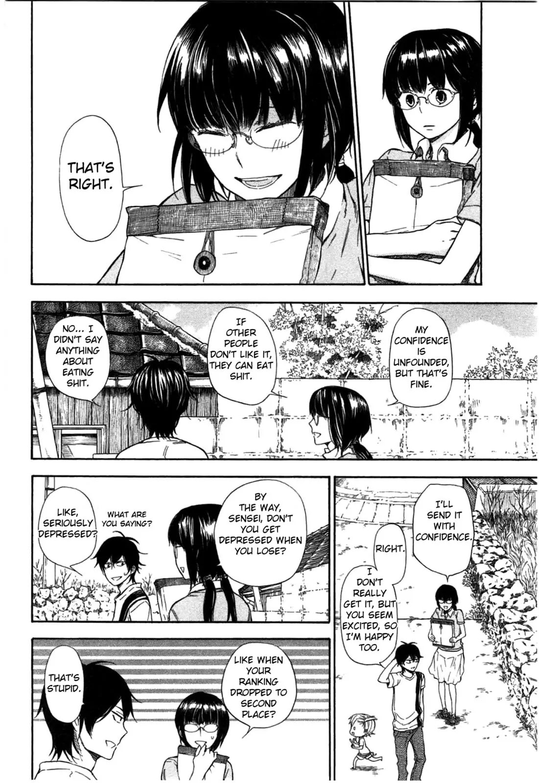 Barakamon Chapter 35 page 12 - Chapter 35: Oku/Send