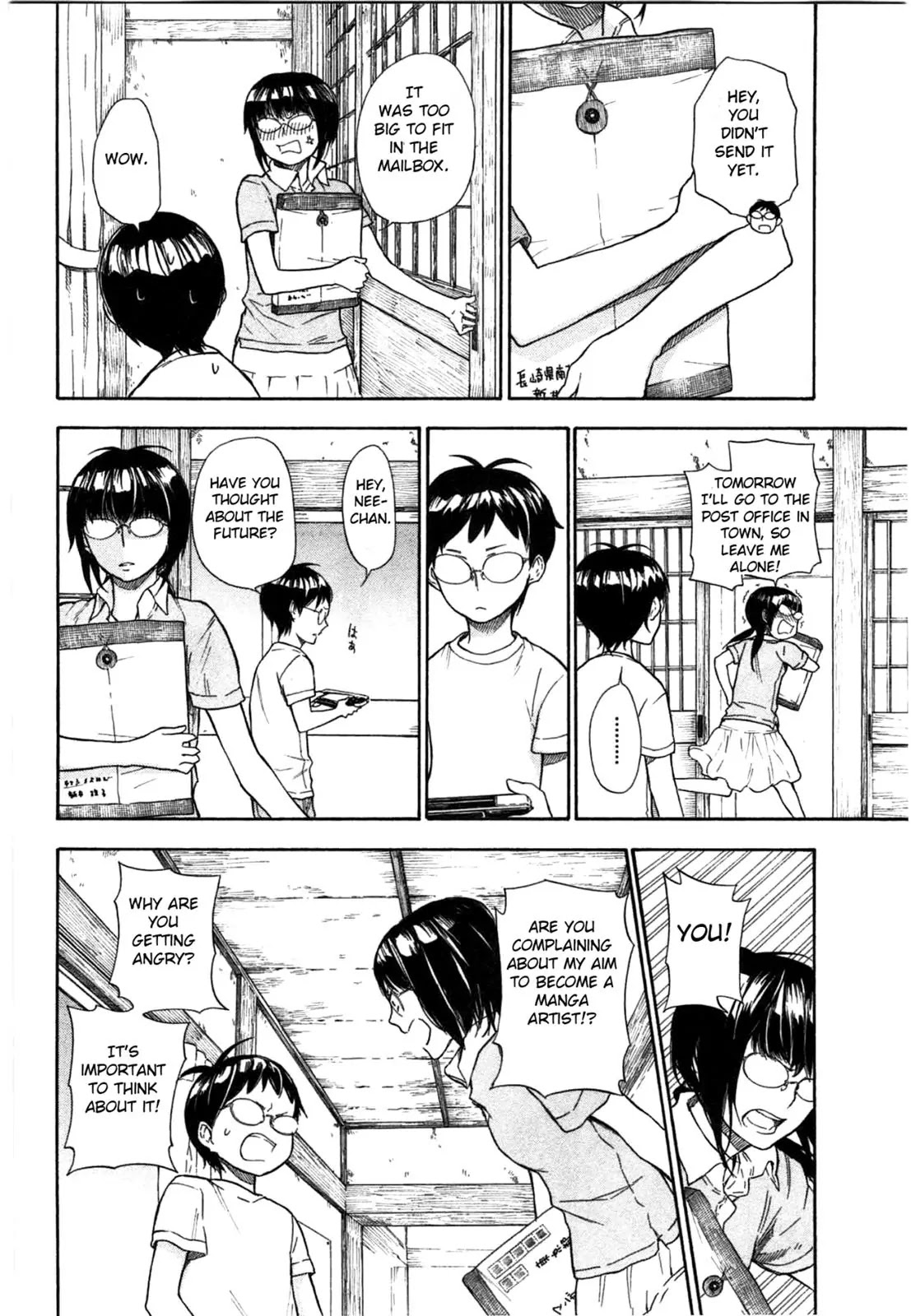 Barakamon Chapter 35 page 14 - Chapter 35: Oku/Send