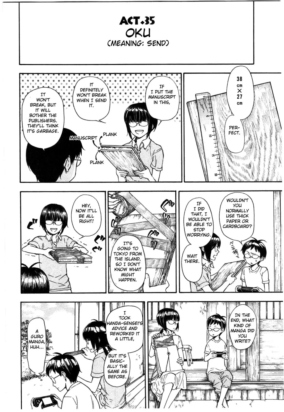 Barakamon Chapter 35 page 2 - Chapter 35: Oku/Send