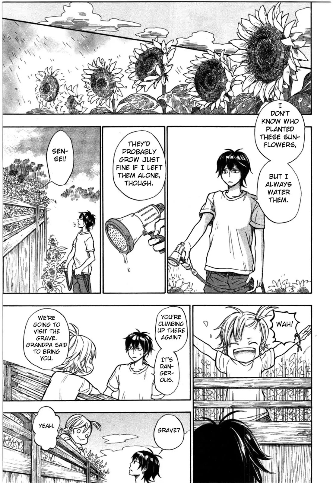 Barakamon Chapter 36 page 1 - Chapter 36: Onde/Buddhist Folk Dance