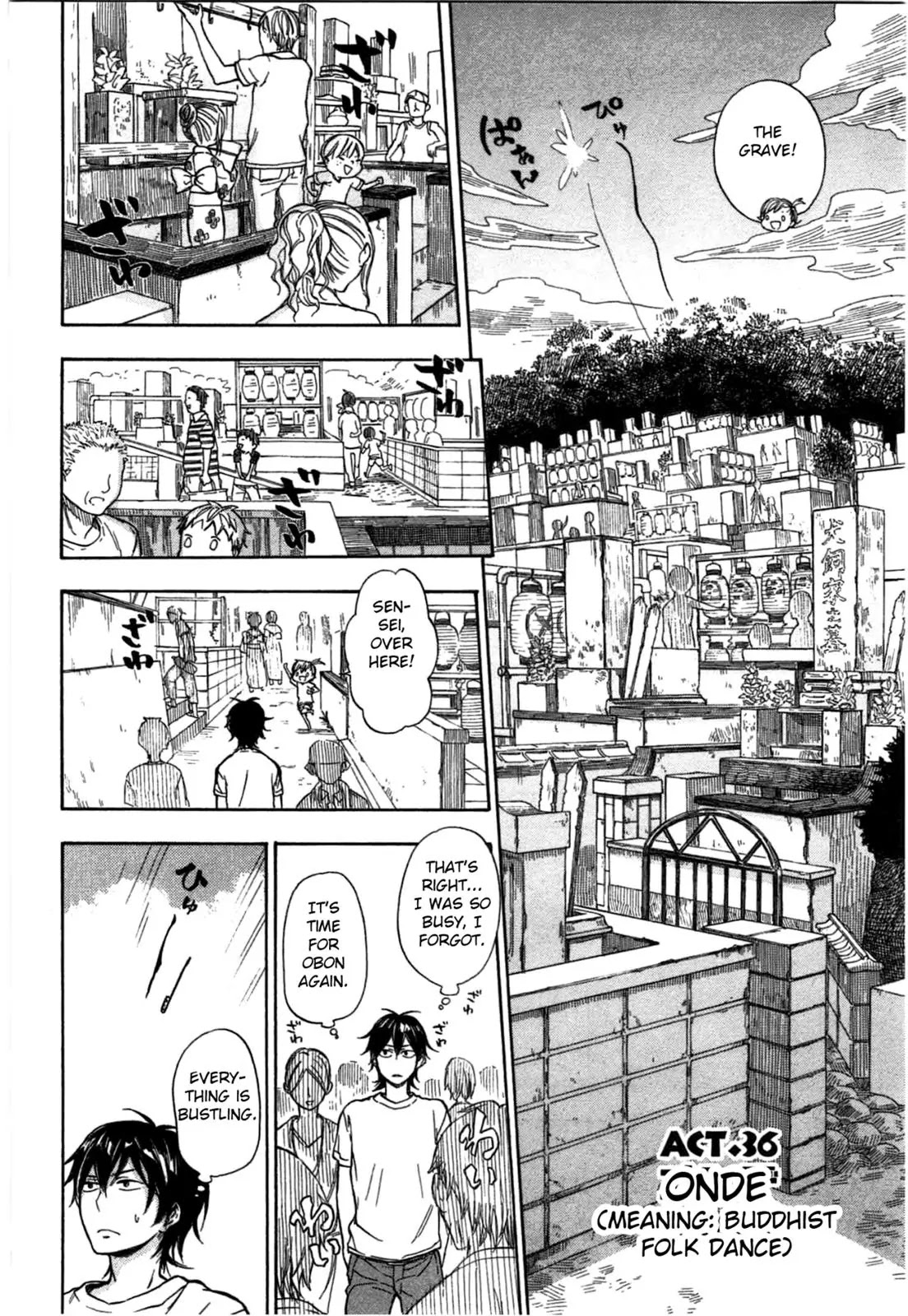 Barakamon Chapter 36 page 2 - Chapter 36: Onde/Buddhist Folk Dance