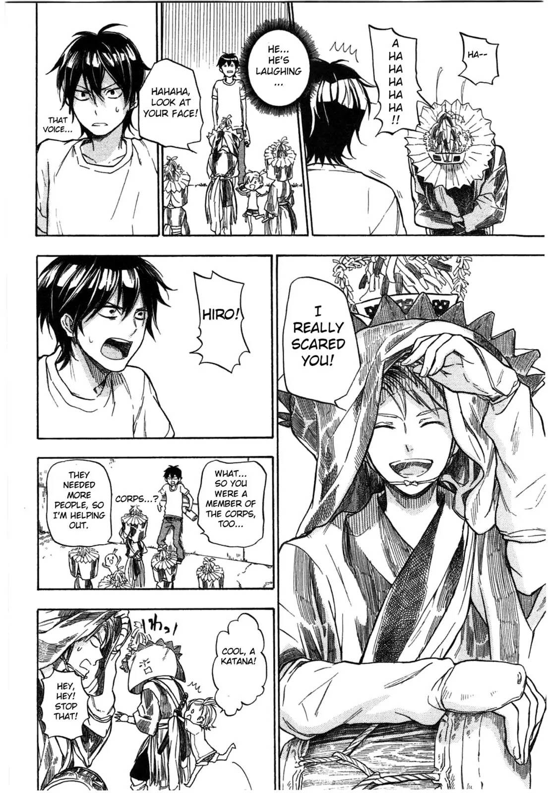 Barakamon Chapter 36 page 20 - Chapter 36: Onde/Buddhist Folk Dance