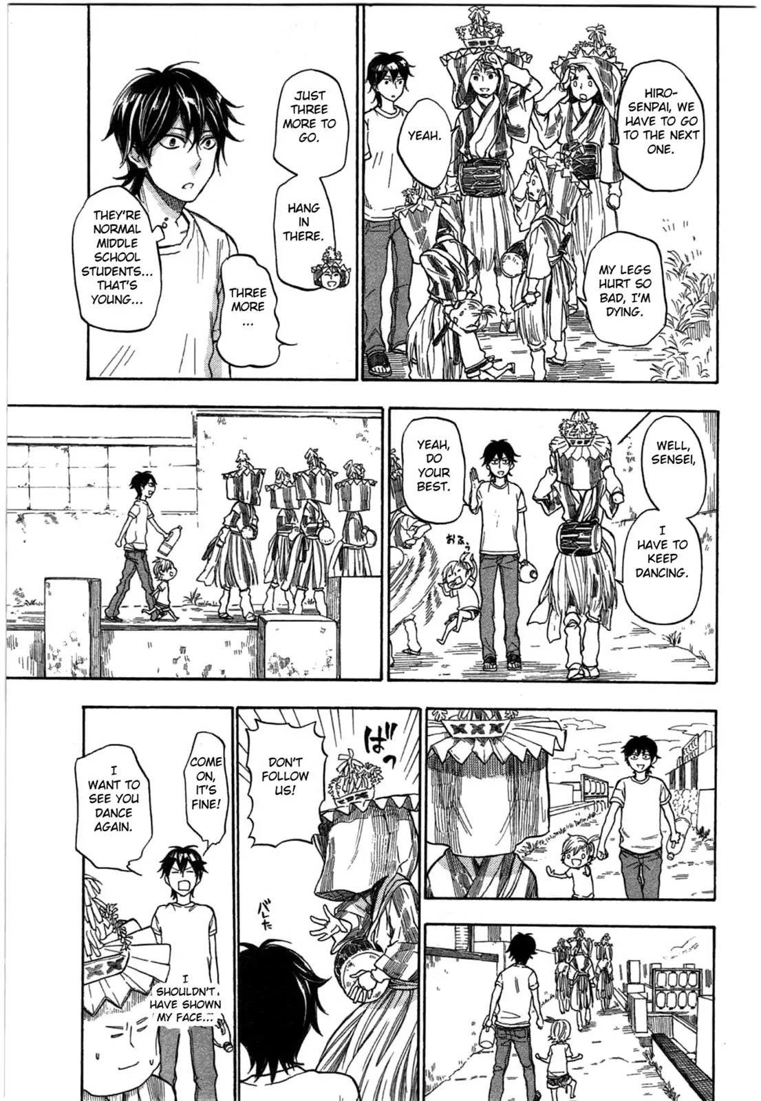 Barakamon Chapter 36 page 21 - Chapter 36: Onde/Buddhist Folk Dance