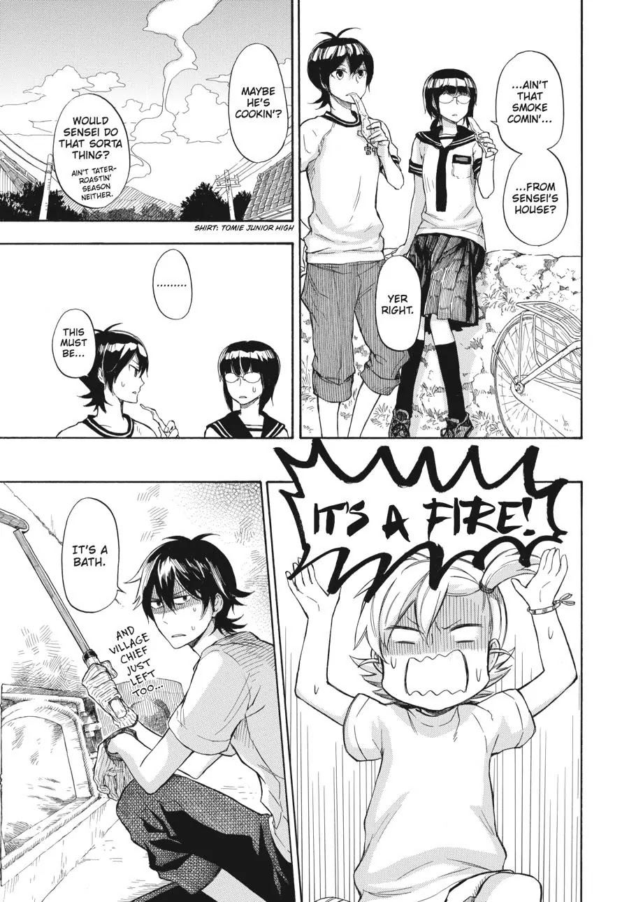 Barakamon Chapter 38 page 9 - Chapter 38: Byara/Dry Twigs