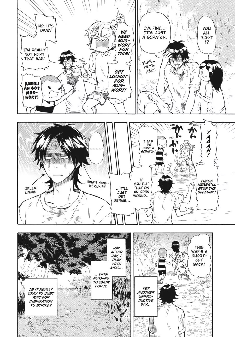 Barakamon Chapter 39 page 12 - Chapter 39: Okega Makucchi Shita/Almost Got Badly Hurt