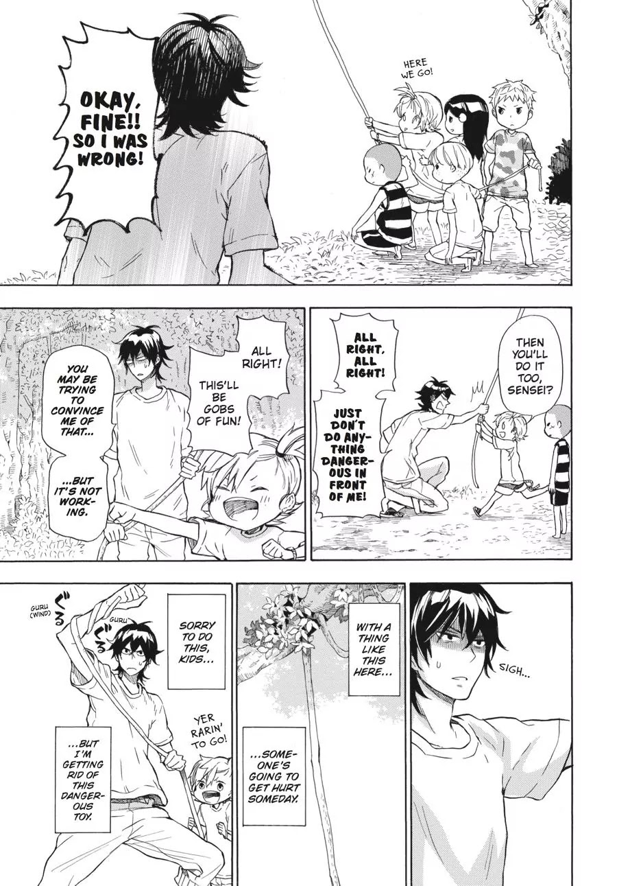 Barakamon Chapter 39 page 7 - Chapter 39: Okega Makucchi Shita/Almost Got Badly Hurt