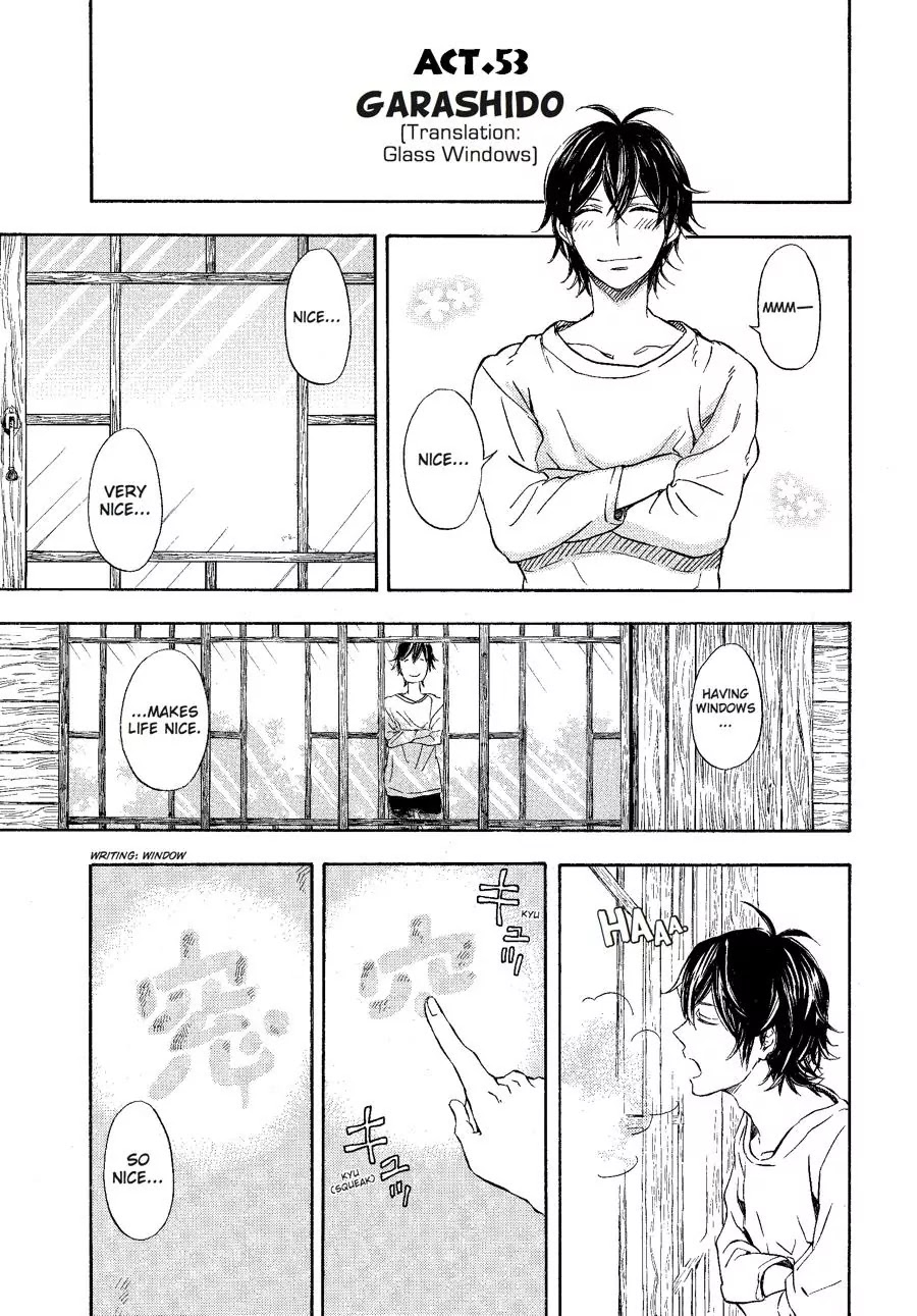 Barakamon Chapter 53 page 1 - Chapter 53: Garashido/Glass Window