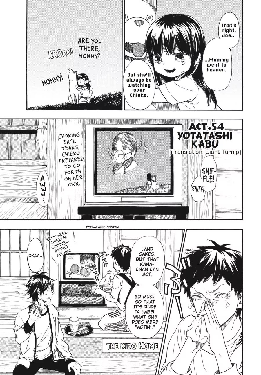 Barakamon Chapter 54 page 1 - Chapter 54: Yotatashi Kabu/Big Turnip