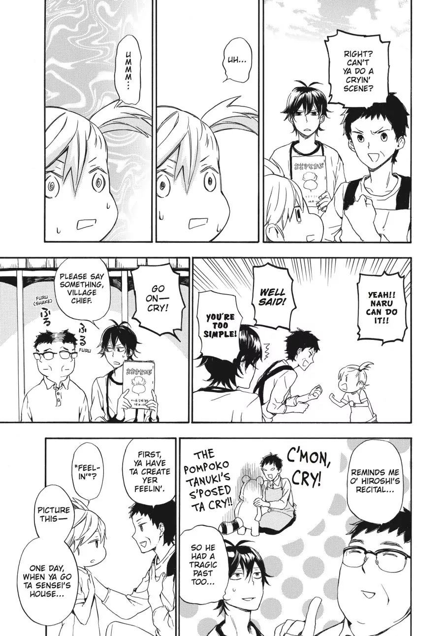 Barakamon Chapter 54 page 11 - Chapter 54: Yotatashi Kabu/Big Turnip