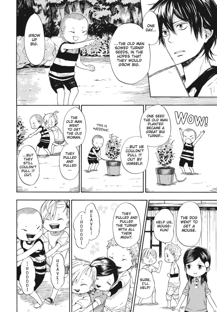 Barakamon Chapter 54 page 6 - Chapter 54: Yotatashi Kabu/Big Turnip