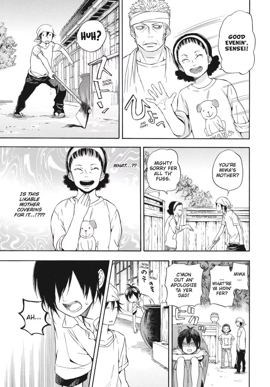 Barakamon Chapter 57 page 11 - Chapter 57: Takumon Waru/Chopping Wood