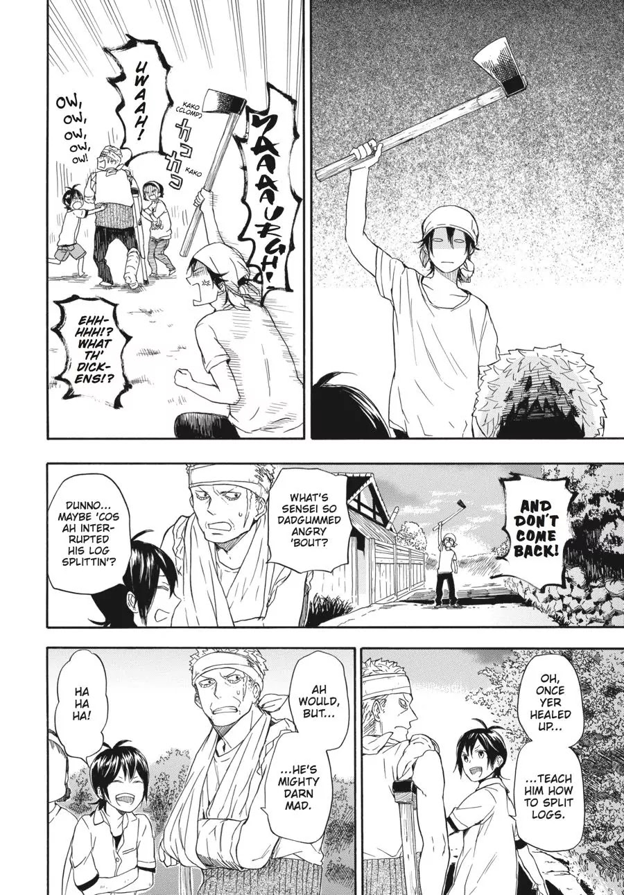 Barakamon Chapter 57 page 16 - Chapter 57: Takumon Waru/Chopping Wood