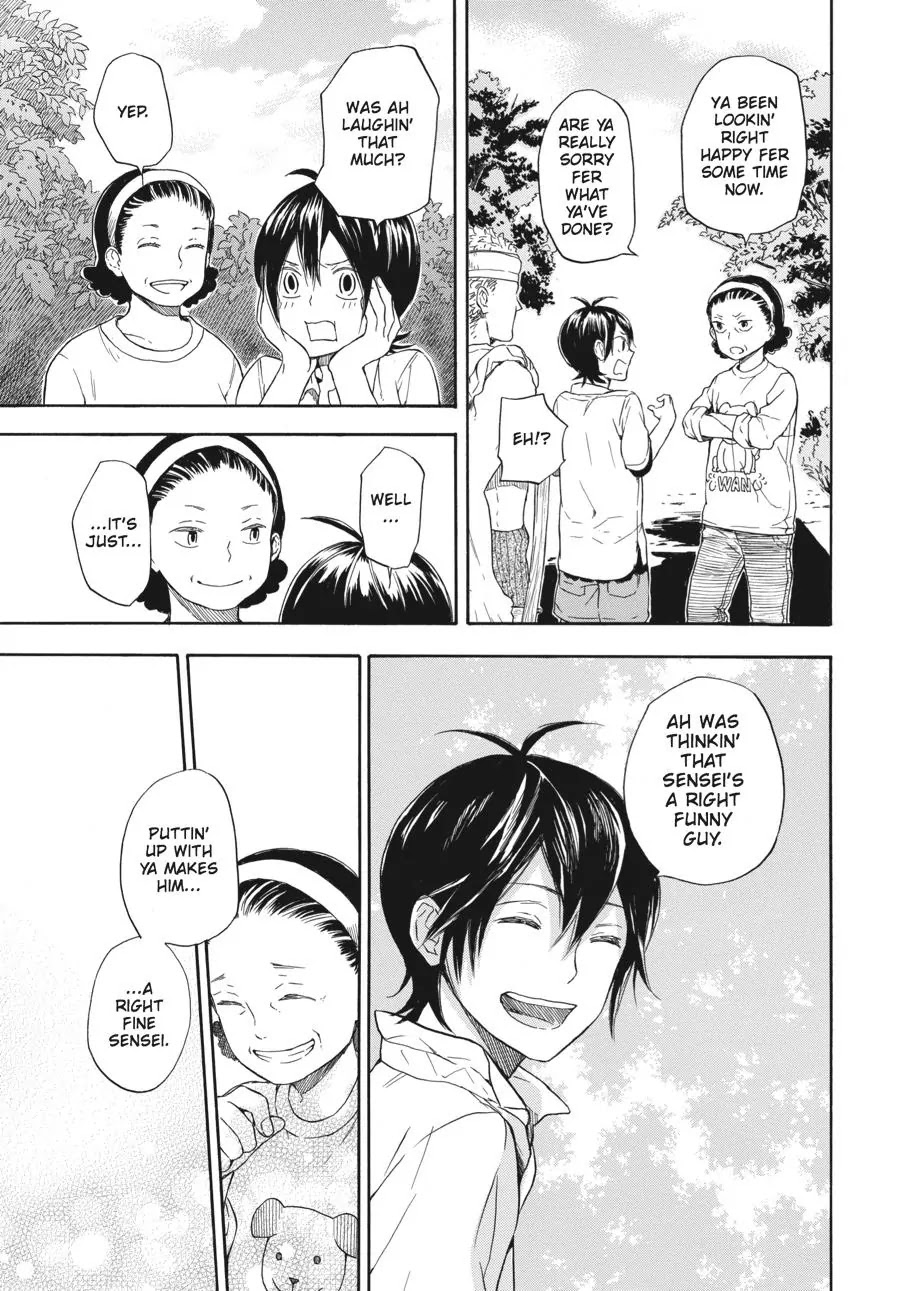 Barakamon Chapter 57 page 17 - Chapter 57: Takumon Waru/Chopping Wood