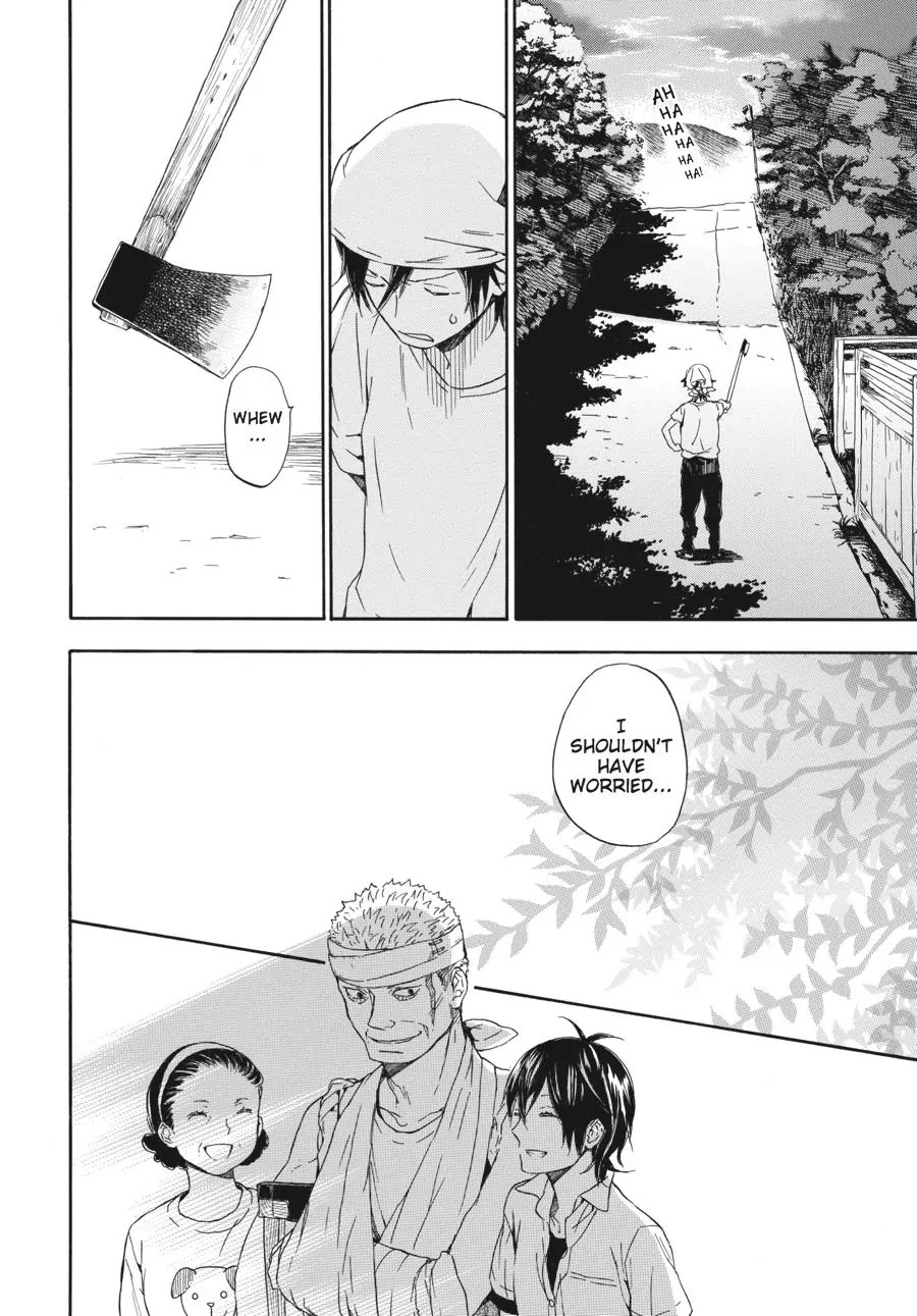 Barakamon Chapter 57 page 18 - Chapter 57: Takumon Waru/Chopping Wood