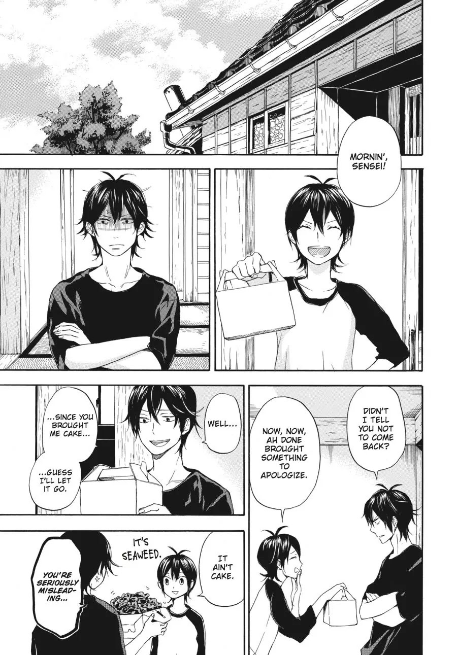 Barakamon Chapter 57 page 19 - Chapter 57: Takumon Waru/Chopping Wood
