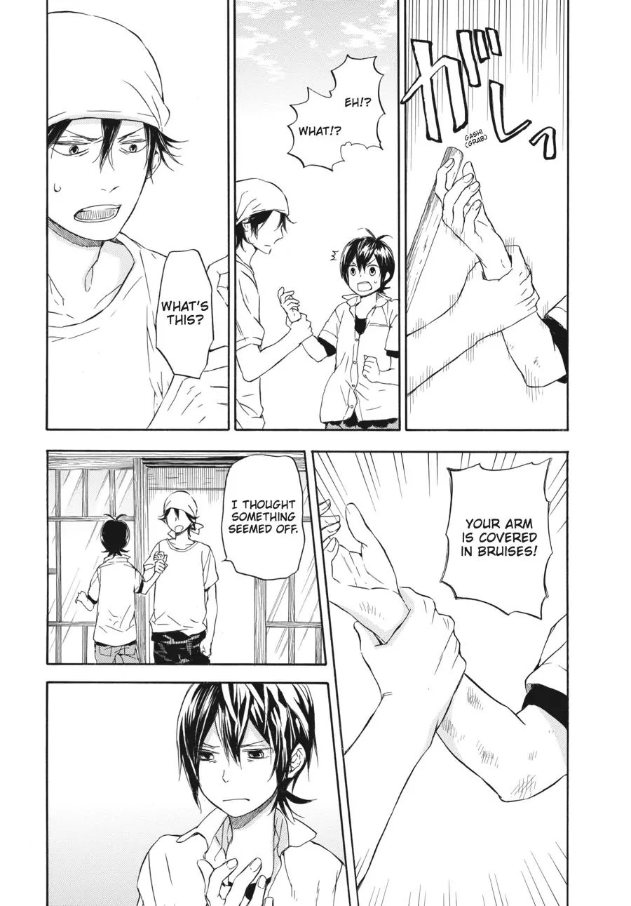 Barakamon Chapter 57 page 6 - Chapter 57: Takumon Waru/Chopping Wood