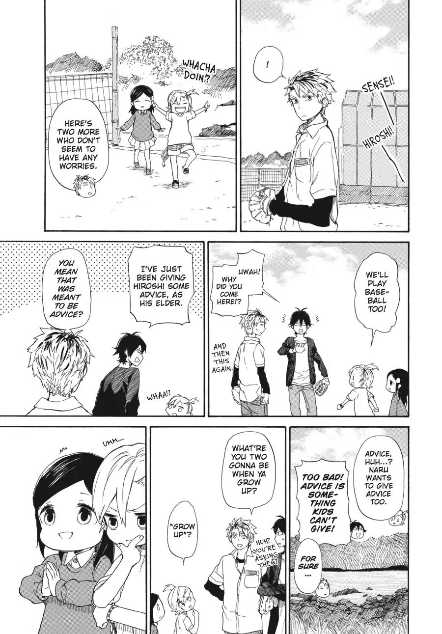 Barakamon Chapter 59 page 15 - Chapter 59: Urekuro/Playing Catch