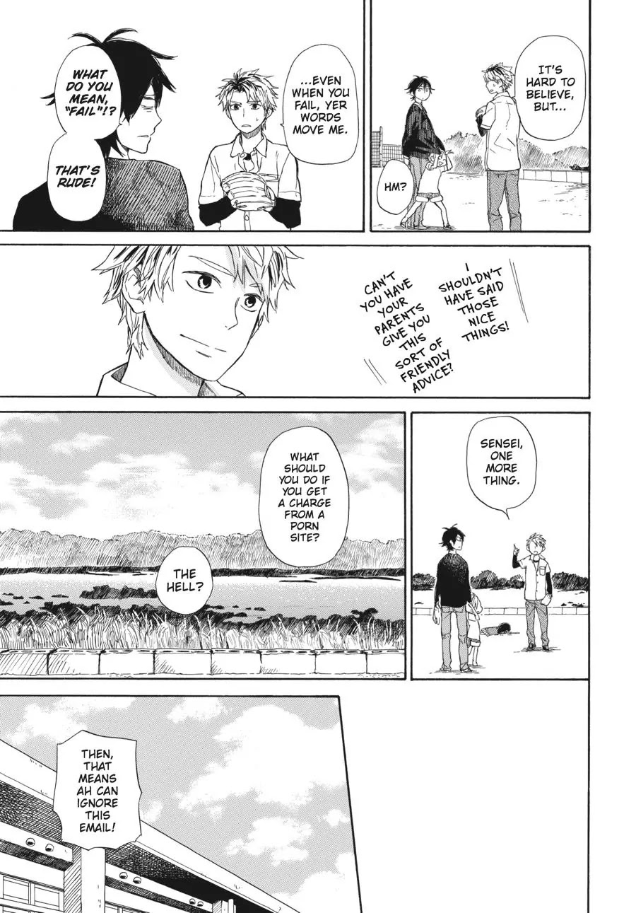 Barakamon Chapter 59 page 21 - Chapter 59: Urekuro/Playing Catch