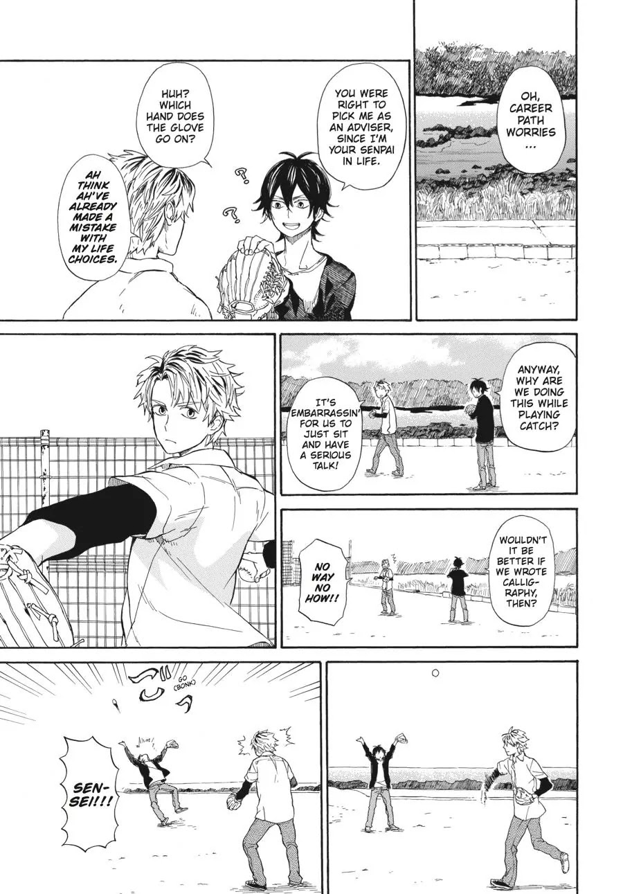 Barakamon Chapter 59 page 9 - Chapter 59: Urekuro/Playing Catch