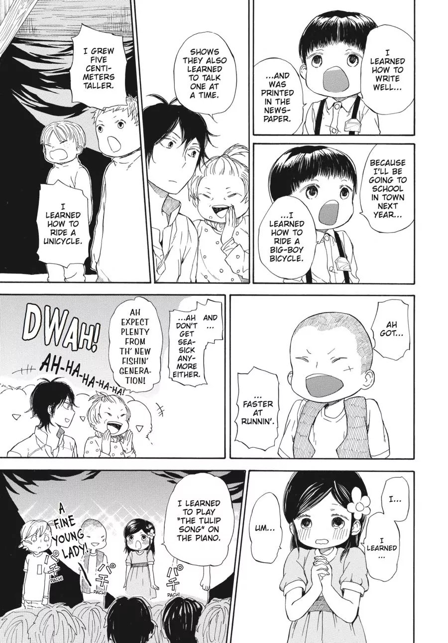 Barakamon Chapter 60 page 27 - Chapter 60: Tondaru Utotaru Odottaru/Jumping, Singing, Dancing