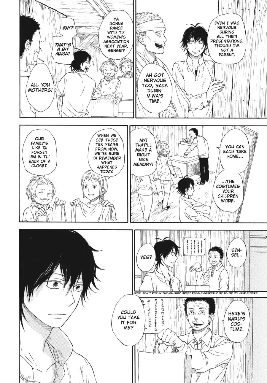 Barakamon Chapter 60 page 30 - Chapter 60: Tondaru Utotaru Odottaru/Jumping, Singing, Dancing
