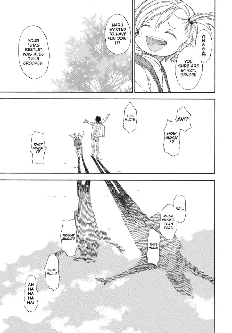 Barakamon Chapter 60 page 35 - Chapter 60: Tondaru Utotaru Odottaru/Jumping, Singing, Dancing