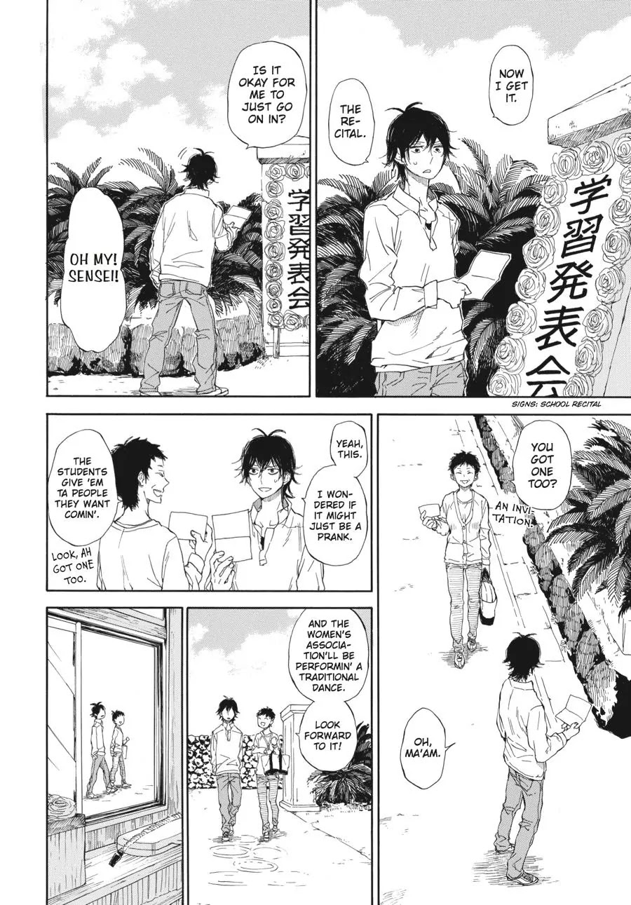 Barakamon Chapter 60 page 4 - Chapter 60: Tondaru Utotaru Odottaru/Jumping, Singing, Dancing