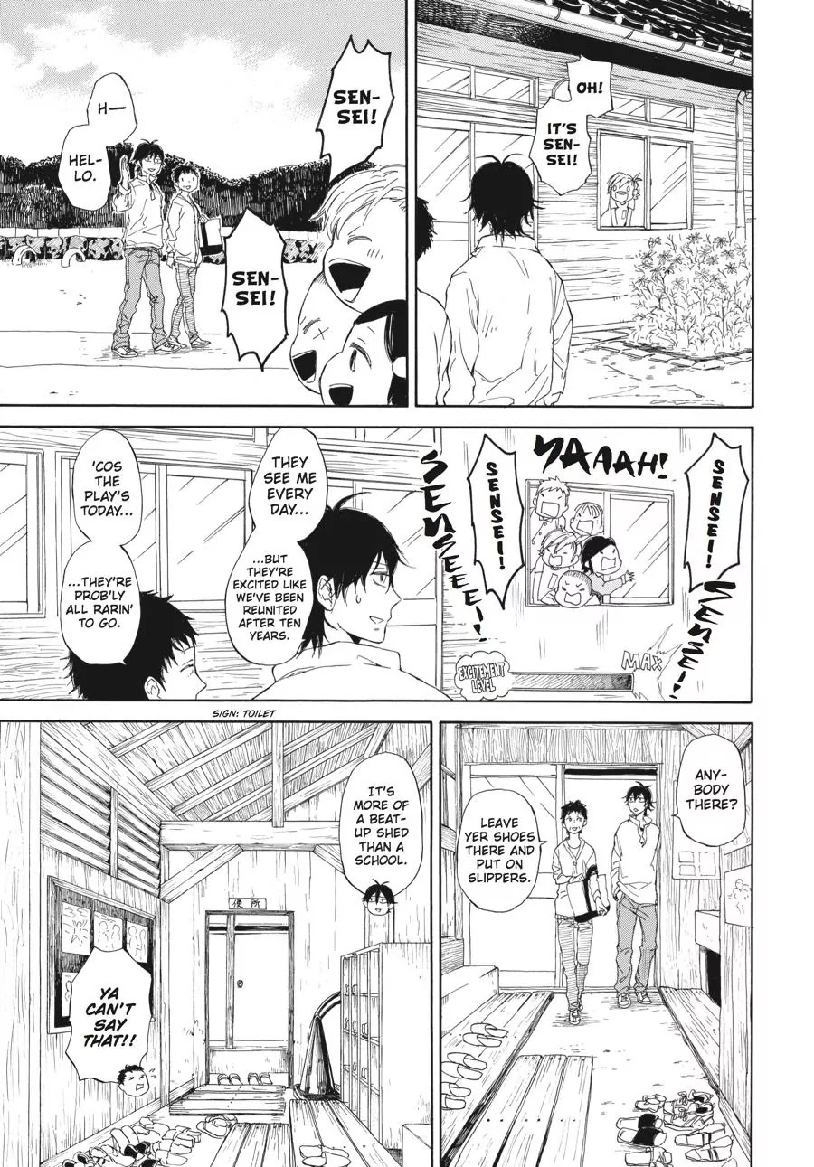 Barakamon Chapter 60 page 5 - Chapter 60: Tondaru Utotaru Odottaru/Jumping, Singing, Dancing