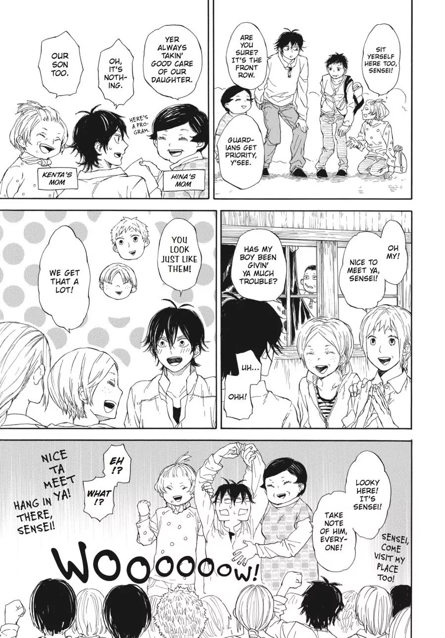 Barakamon Chapter 60 page 7 - Chapter 60: Tondaru Utotaru Odottaru/Jumping, Singing, Dancing