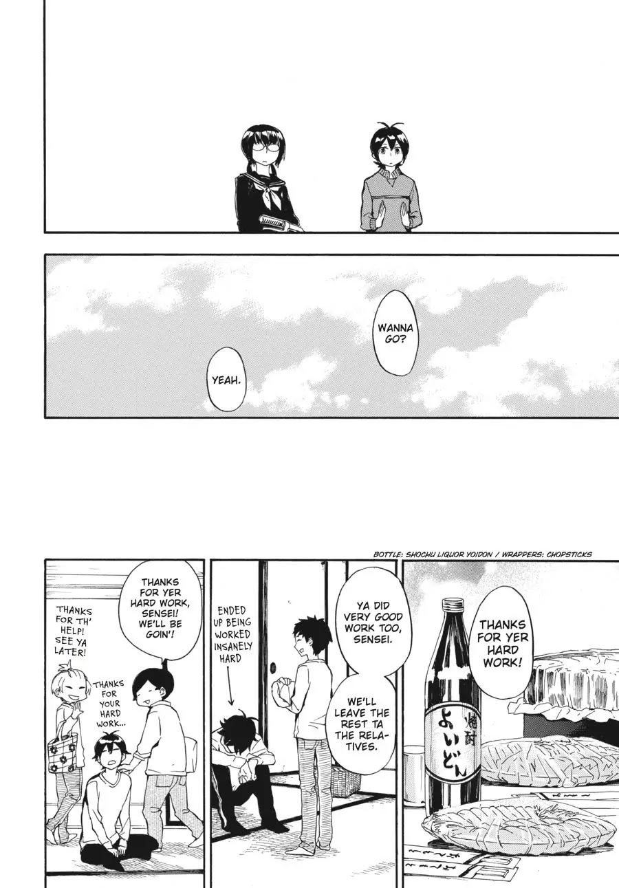 Barakamon Chapter 68 page 38 - Chapter 68: Ookin Jatta Ne/Thanks for Everything
