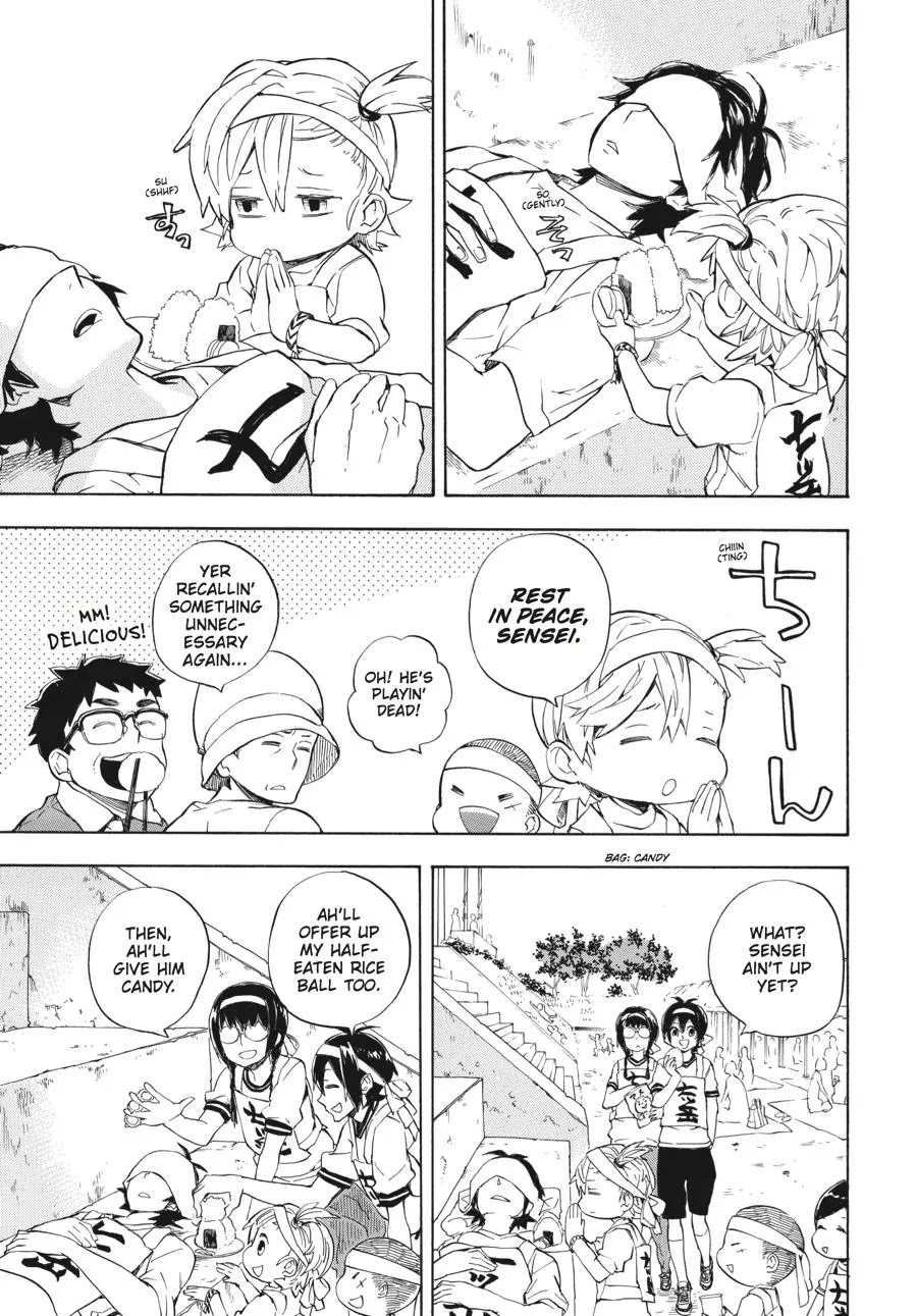 Barakamon Chapter 74 page 15 - Chapter 74: Kakekuro/Race