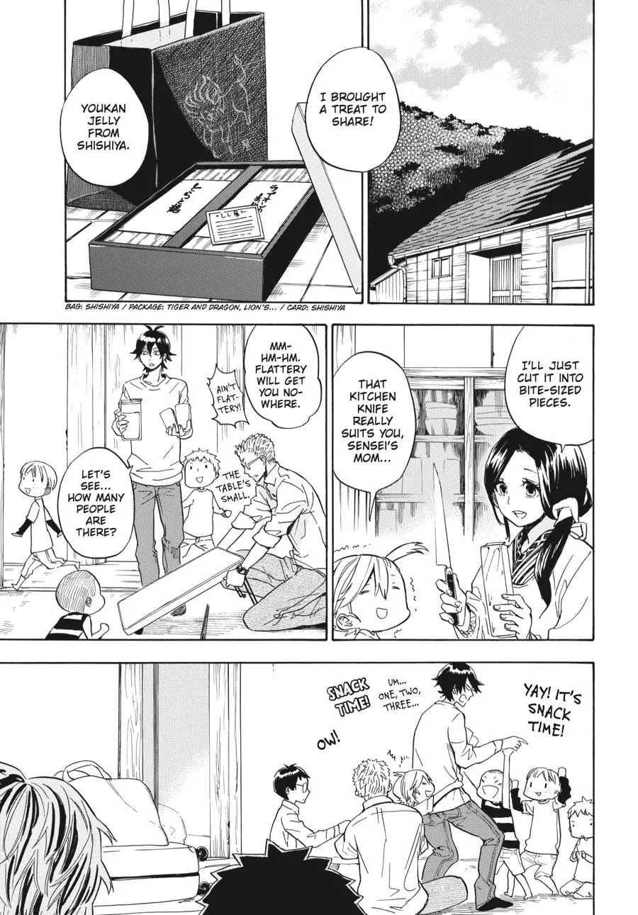 Barakamon Chapter 78 page 17 - Chapter 78: Kita Chi Ka Na/Have They Come?