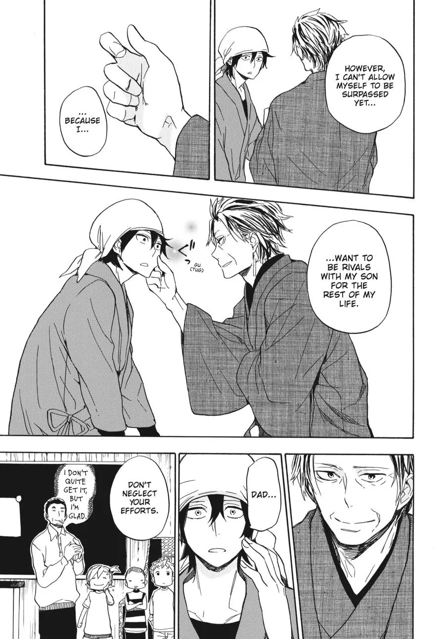 Barakamon Chapter 80 page 35 - Chapter 80: Toto To/With My Father