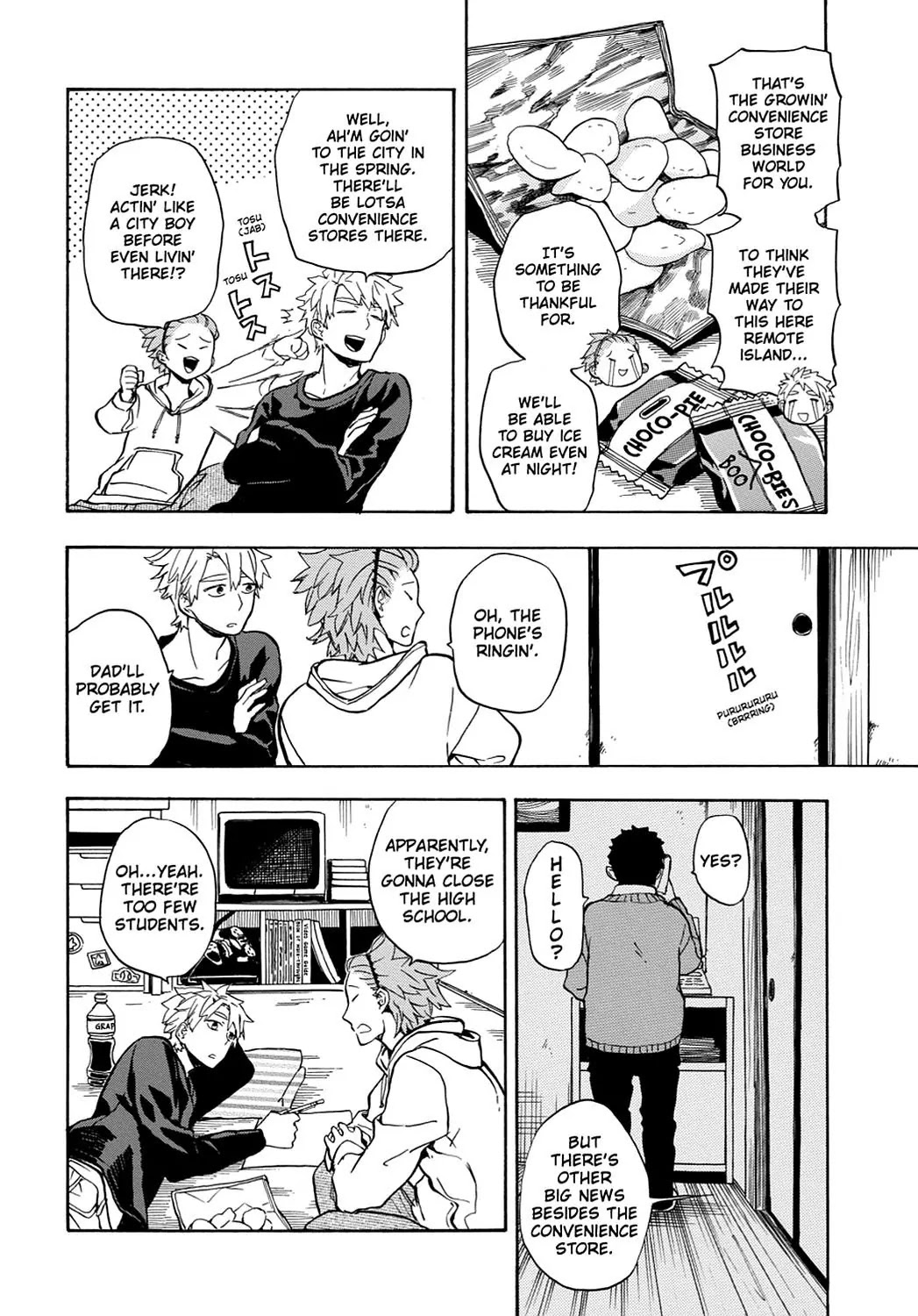 Barakamon Chapter 83 page 2 - Chapter 83: Aburu/Running Amok