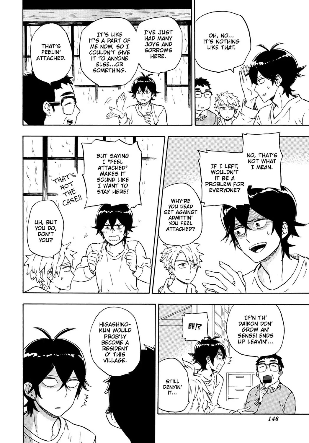 Barakamon Chapter 86 page 14 - Chapter 86: Deko/Daikon Radish
