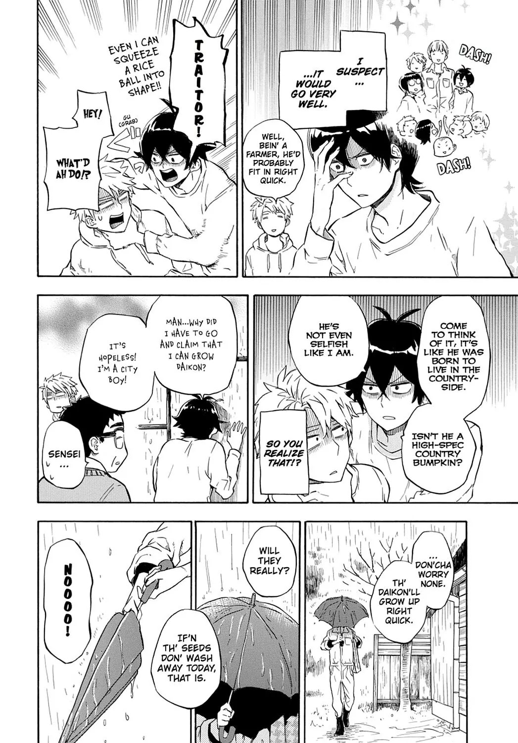 Barakamon Chapter 86 page 16 - Chapter 86: Deko/Daikon Radish