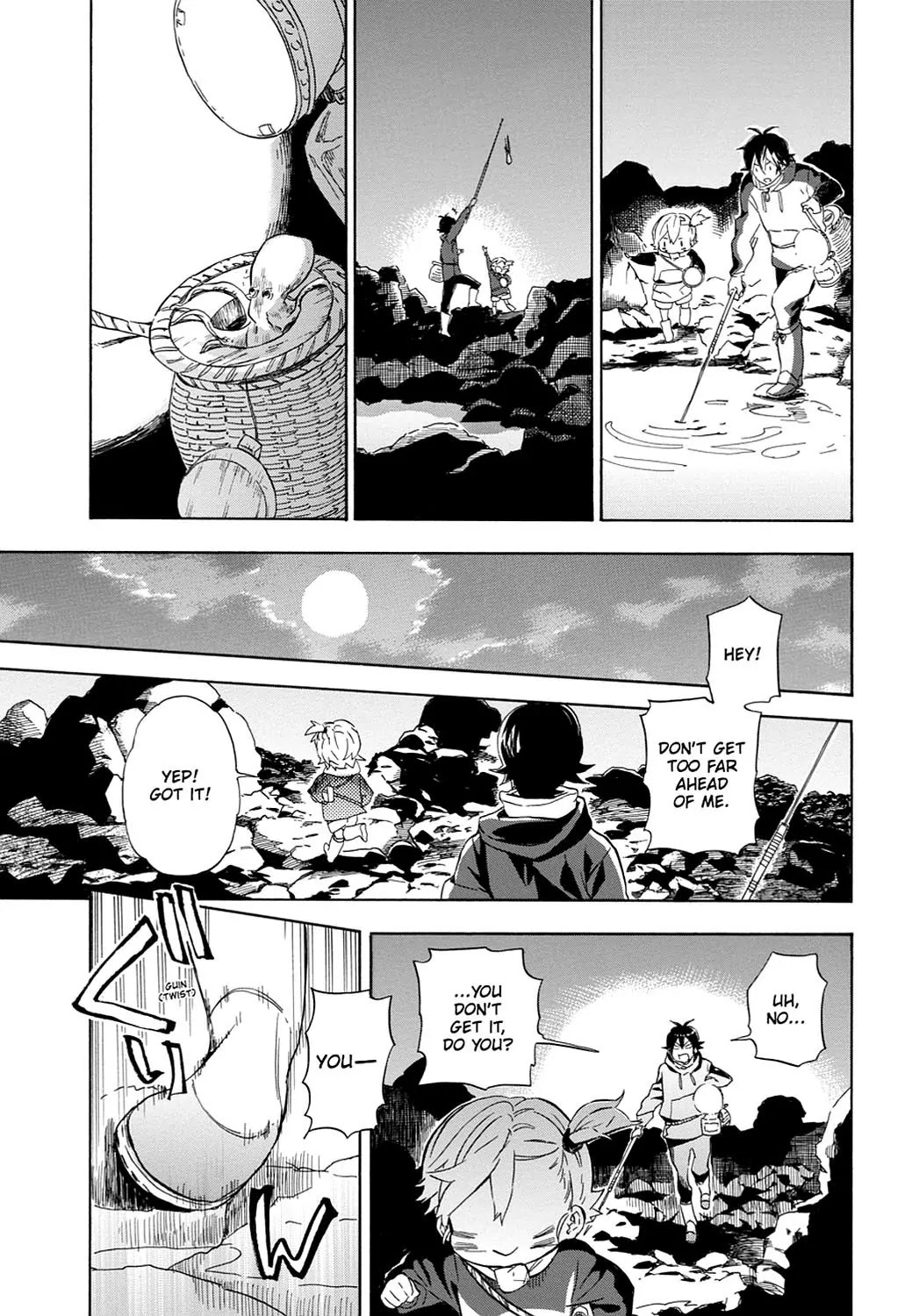 Barakamon Chapter 87 page 13 - Chapter 87: Tako-Toru/Octopus Catching