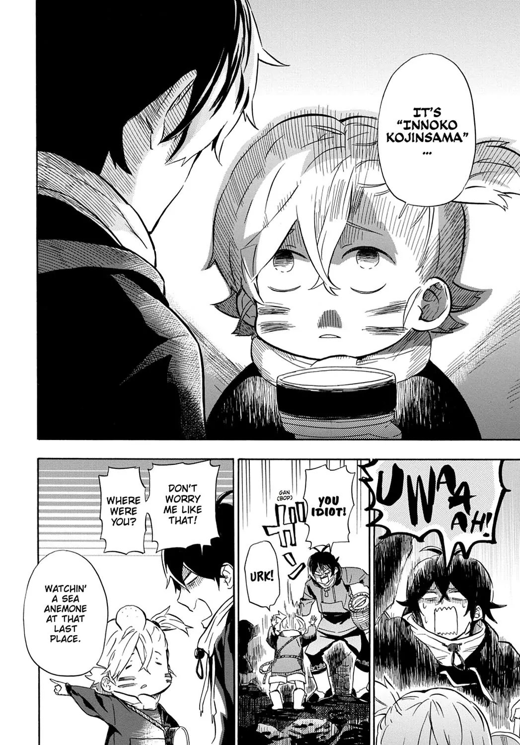 Barakamon Chapter 87 page 16 - Chapter 87: Tako-Toru/Octopus Catching