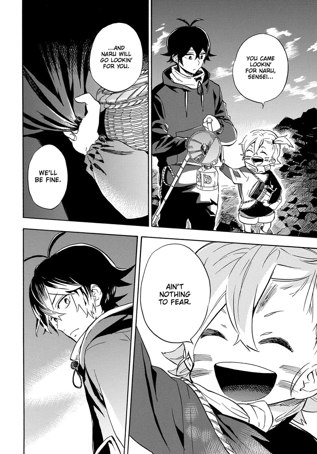 Barakamon Chapter 87 page 18 - Chapter 87: Tako-Toru/Octopus Catching