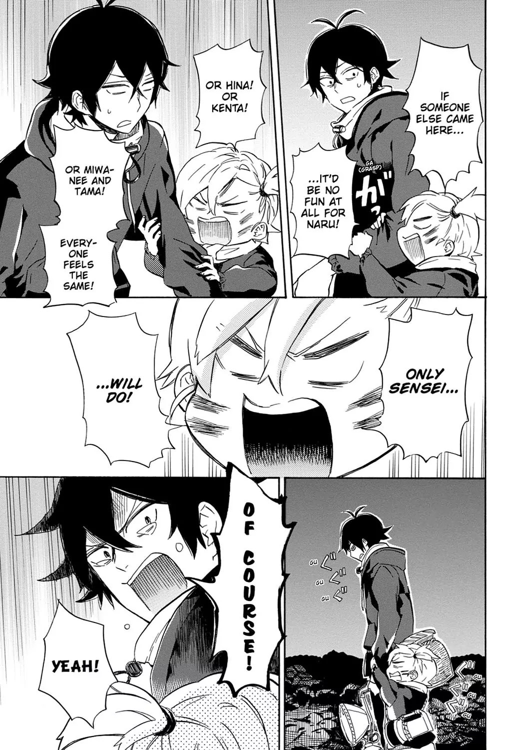 Barakamon Chapter 87 page 21 - Chapter 87: Tako-Toru/Octopus Catching