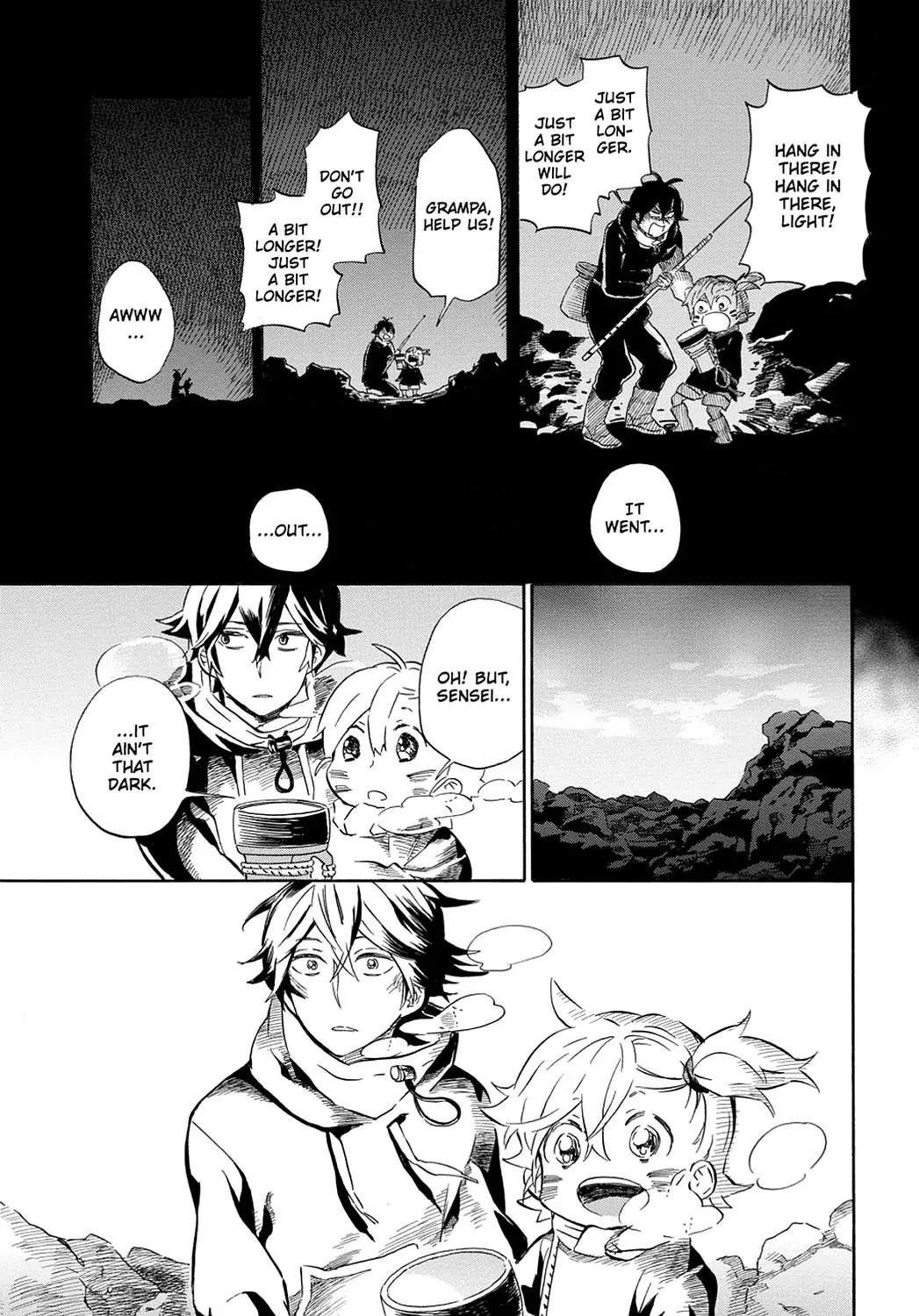 Barakamon Chapter 87 page 23 - Chapter 87: Tako-Toru/Octopus Catching