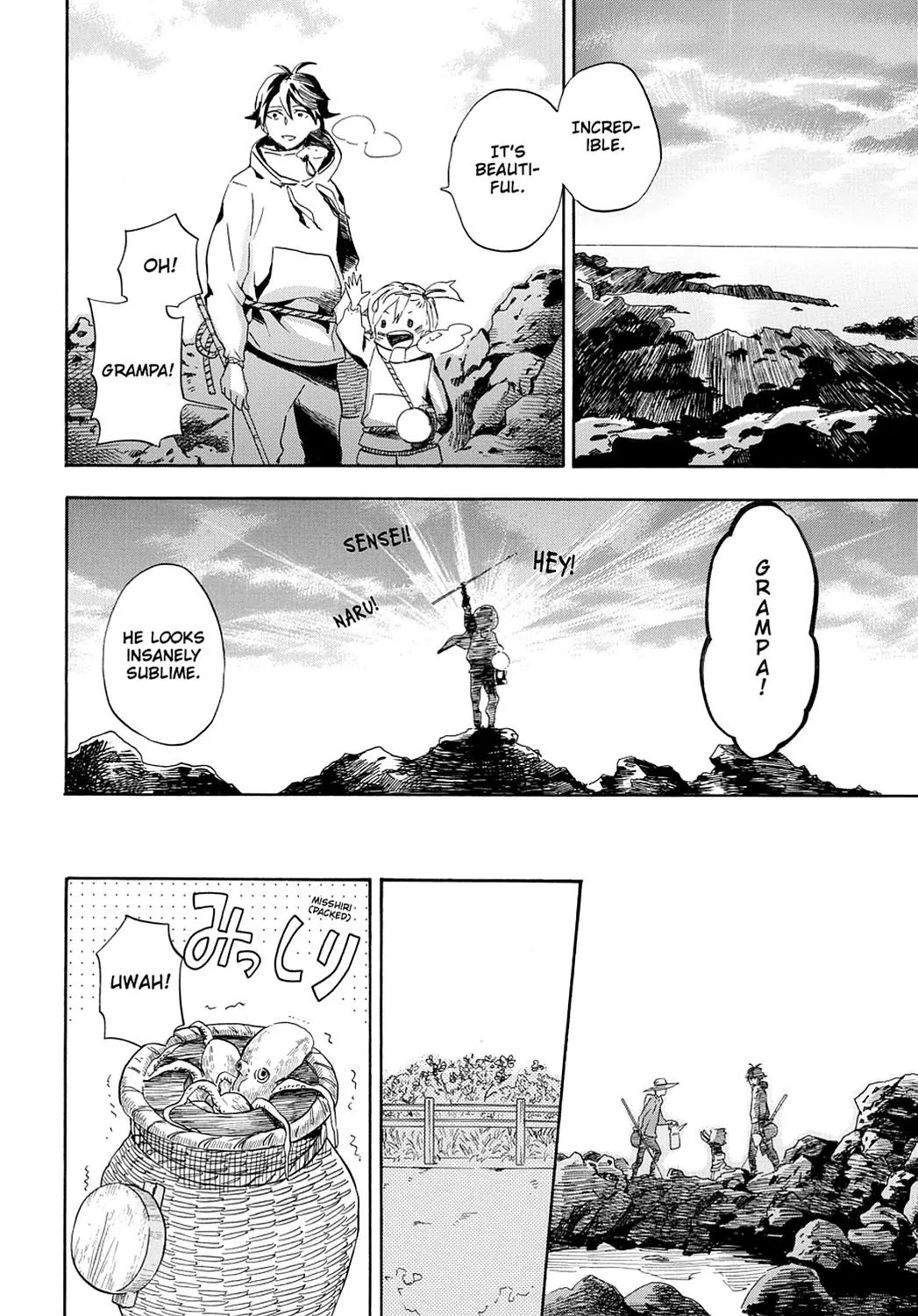 Barakamon Chapter 87 page 26 - Chapter 87: Tako-Toru/Octopus Catching