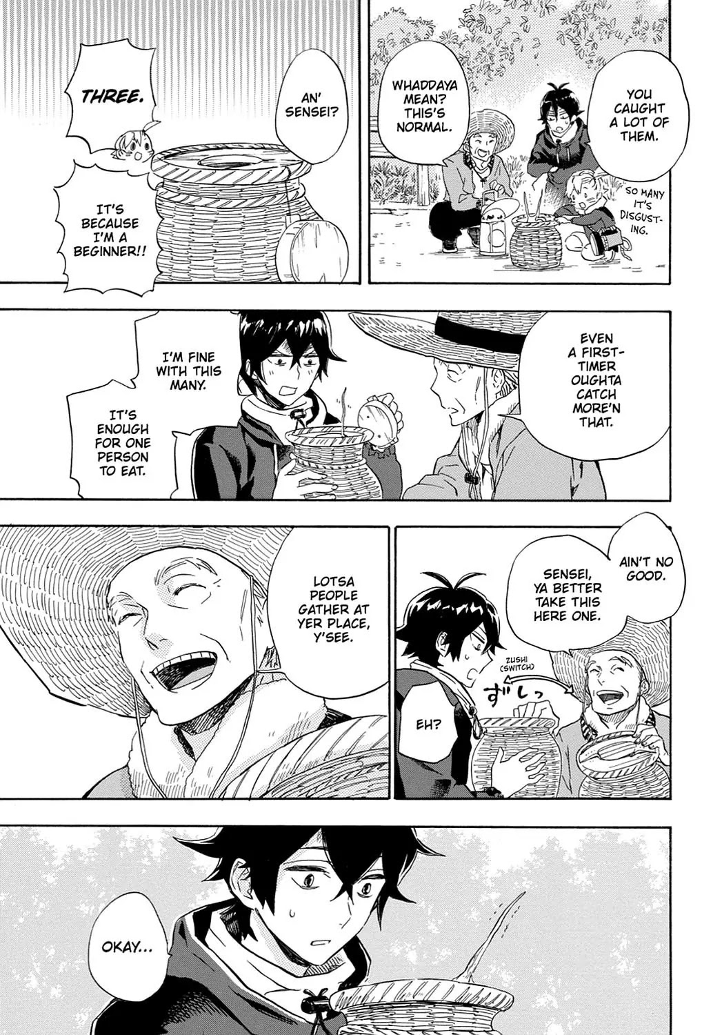 Barakamon Chapter 87 page 27 - Chapter 87: Tako-Toru/Octopus Catching