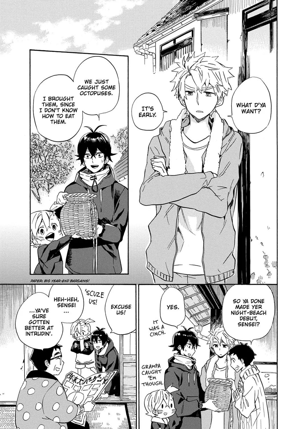 Barakamon Chapter 87 page 29 - Chapter 87: Tako-Toru/Octopus Catching