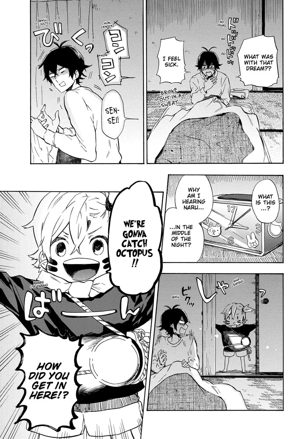 Barakamon Chapter 87 page 3 - Chapter 87: Tako-Toru/Octopus Catching
