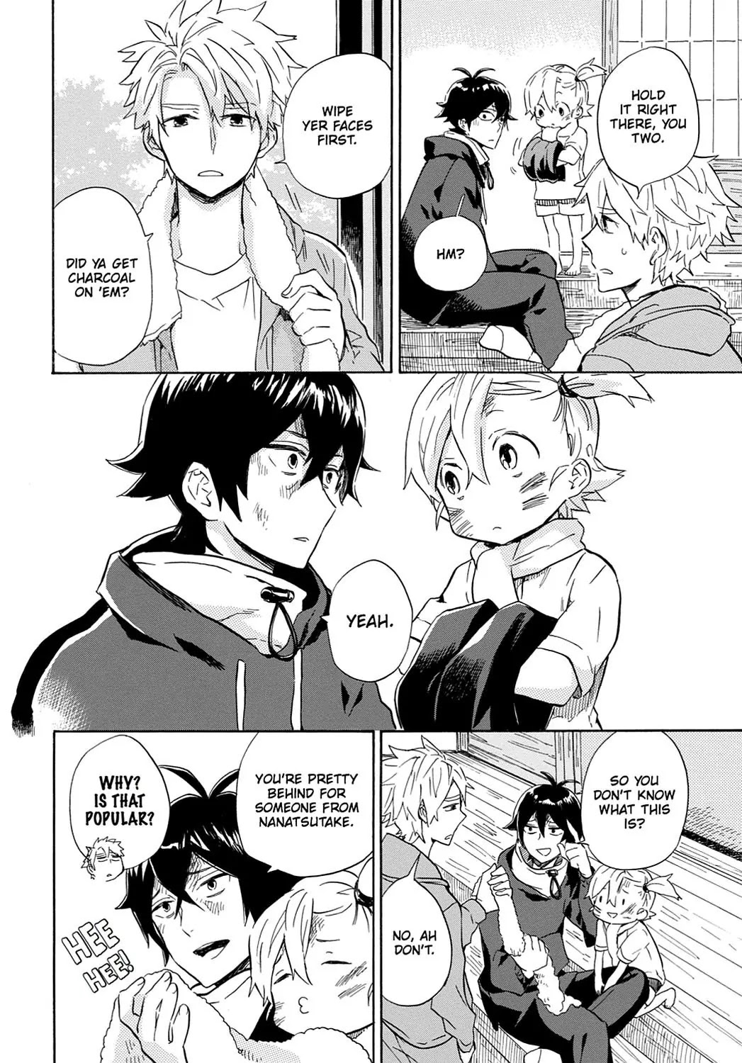 Barakamon Chapter 87 page 30 - Chapter 87: Tako-Toru/Octopus Catching