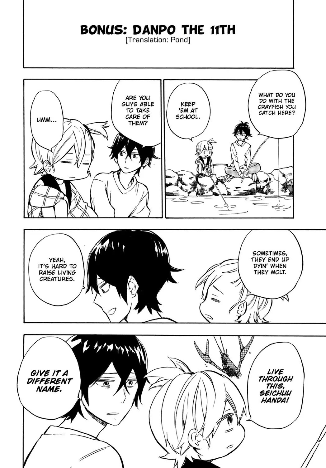 Barakamon Chapter 87 page 34 - Chapter 87: Tako-Toru/Octopus Catching